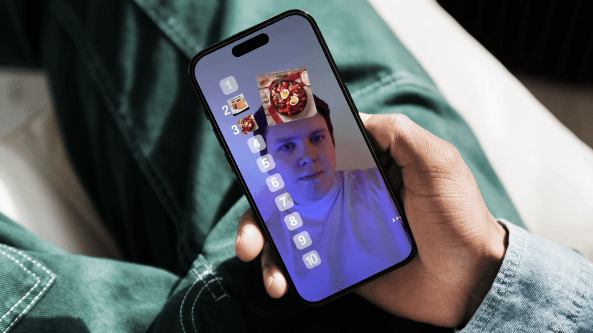 User-generated food ranking created with the filter